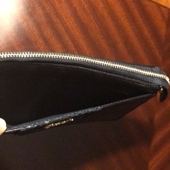 Coach black Ashley leather wristlet wallet - Picture 5 of 8
